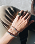 Tusk Cuff, Sterling Silver