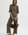Gaia Shirt, Taupe Shimmer