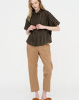 Circle Shirt, Brown & Tan