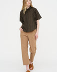 Circle Shirt, Brown & Tan