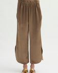 Ruched Front Pant, Bronze