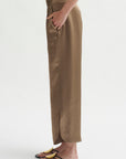 Ruched Front Pant, Bronze