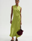 Jazmin Ero Dress, Matcha Green