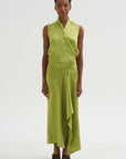 Jazmin Ero Dress, Matcha Green