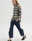 Pre-Order • Manu Shirt - City Plaid, Chalk