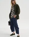 Pre-Order • Manu Shirt - City Plaid, Chalk