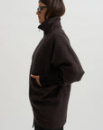 Reversible Rio Coat, Charcoal