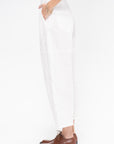 Saskia Panel Pants, White