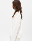Short Collar Shirt, Milk
