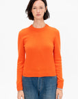 Round Neck Sweater, Candy Corn