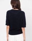 Round Neckline Sweater, Deep Night