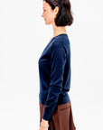 V- Neck Sweater, Deep Night
