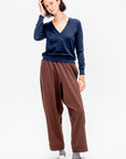 V- Neck Sweater, Deep Night