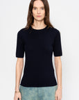 Round Neck Sweater, Navy