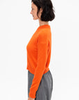 Drop Shoulder Sweater, Candy Corn