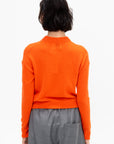 Drop Shoulder Sweater, Candy Corn