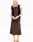 Sleeveless Tank, Ebony