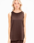 Sleeveless Tank, Ebony