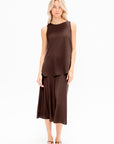 Sleeveless Tank, Ebony