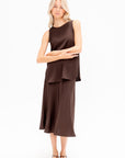 Sleeveless Tank, Ebony