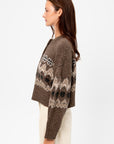 Cammie Sweater, Oak Moss Fairisle