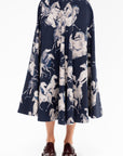 Varda Skirt, Berry Blue Horses