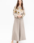 Shirt, Print M - Flower Cutout