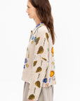 Shirt, Print M - Flower Cutout