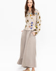 Shirt, Print M - Flower Cutout