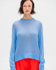 Softest Tissue Weight Sweater, Cornflower
