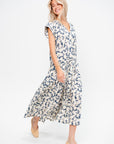 Agathe Tier Maxi, Alina Floral Cream