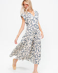 Agathe Tier Maxi, Alina Floral Cream