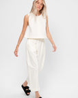 Godet Tank, Cream