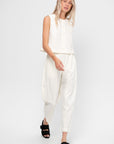 Godet Tank, Cream