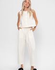Godet Tank, Cream