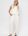 Godet Tank, Cream