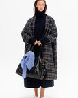 Plaid Coat, Anthracite