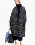 Plaid Coat, Anthracite