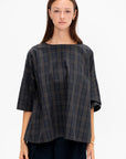 Plaid Cotton Shirt, Anthracite