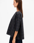 Plaid Cotton Shirt, Anthracite