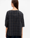 Plaid Cotton Shirt, Anthracite