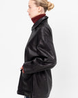 Maeve - Leather Jacket, Black