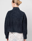 Miri - Suede Jacket, Royal