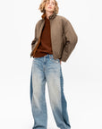 Gary - Corduroy Suede Reversible Jacket, Whiskey