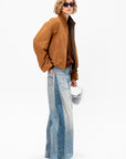 Gary - Corduroy Suede Reversible Jacket, Whiskey