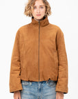 Gary - Corduroy Suede Reversible Jacket, Whiskey