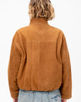 Gary - Corduroy Suede Reversible Jacket, Whiskey