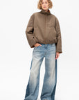 Gary - Corduroy Suede Reversible Jacket, Whiskey