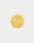 Vintage Coin Ring, Yellow Gold Plate