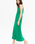 Tank Dress, Green Tambourine
